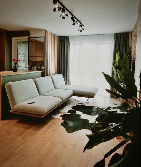 Apartament cu 2 camere semidecomandat, mobilat în Vest