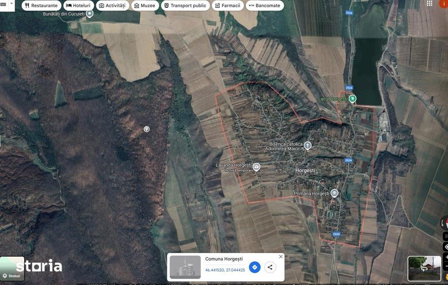 Teren de 10000 mp, în Horgești