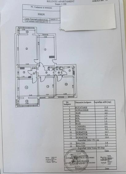 Apartament cu 4 camere decomandat în Exterior Vest