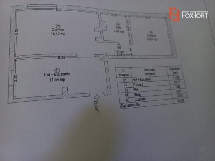 Apartament cu 2 camere | Centrala proprie | Zona Torontalului - 9