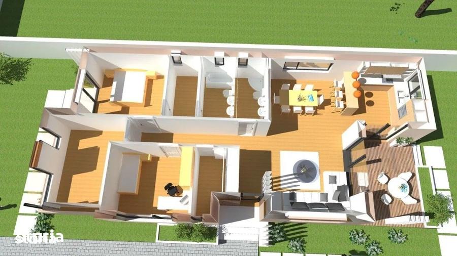 Casă cu 4 camere cu Teren 670 Mp în Vladimirescu