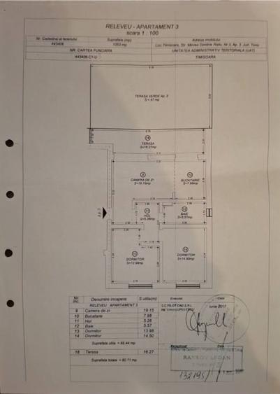 Apartament cu 3 camere decomandat, mobilat în Lipovei