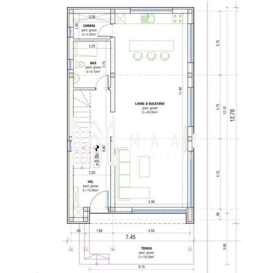Casă individuală cu 4 camere cu Canalizare în Periferie