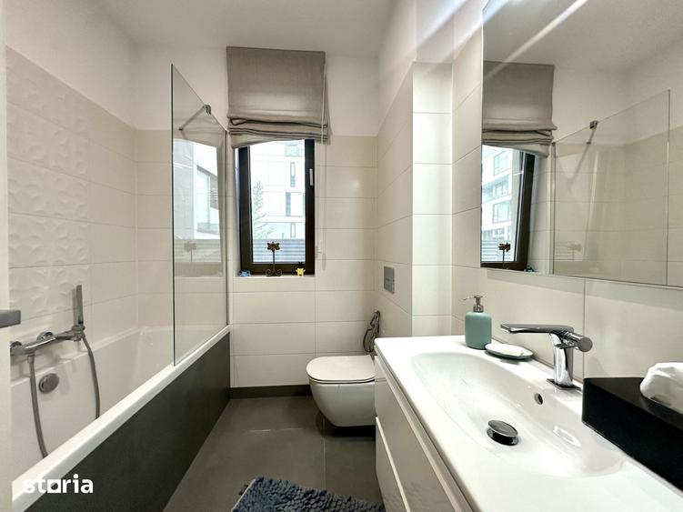 Apartament vanzare 2 camere Sos. Nordului | Gradina 37mp | mobilat lux - 2