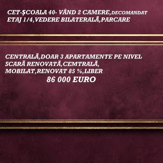 cet-școala 40-ap cu 2 camere - 1