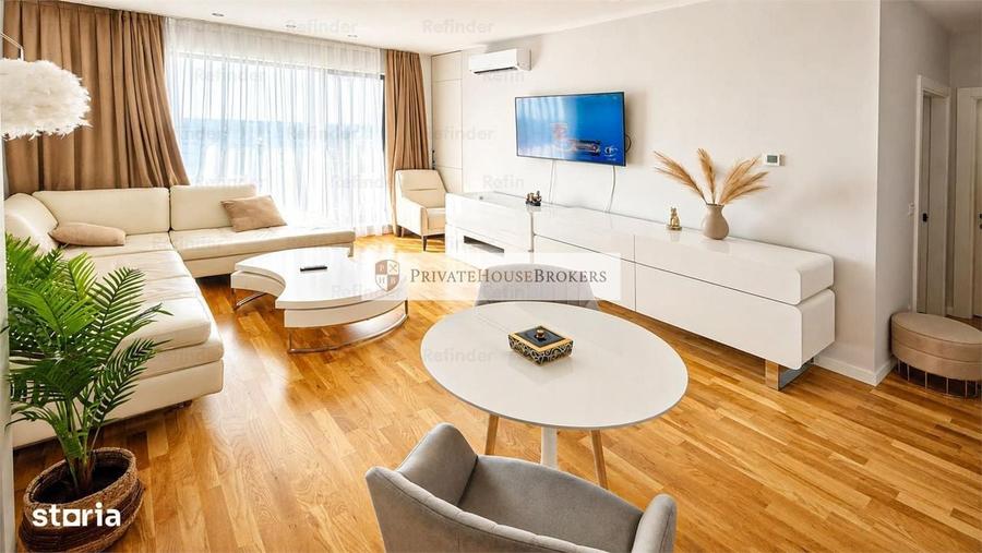 Apartament cu 2 camere semidecomandat în Băneasa