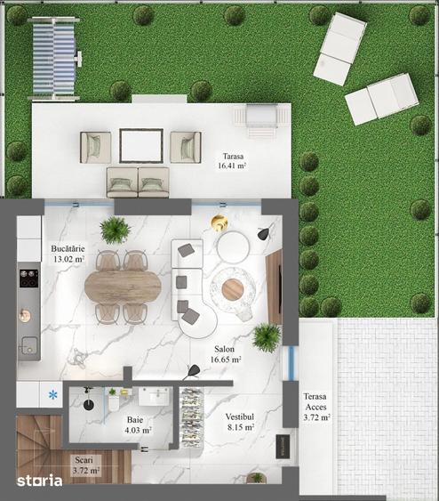 Casa P+1+M 4 camere - Complex Rezidential Nou - Acces rapid la DN1 - 3