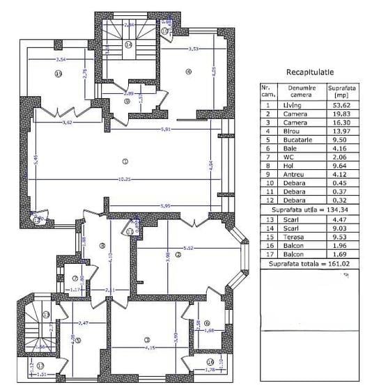 Apartament cu 5 camere în Aviatorilor