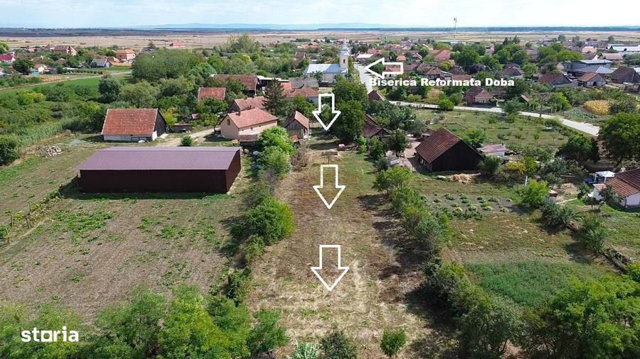 Casă cu 2 camere cu Teren 2232 Mp în Doba