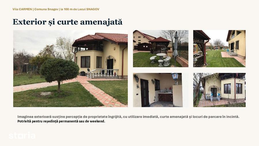 Casă cu 5 camere cu Teren 935 Mp în Snagov