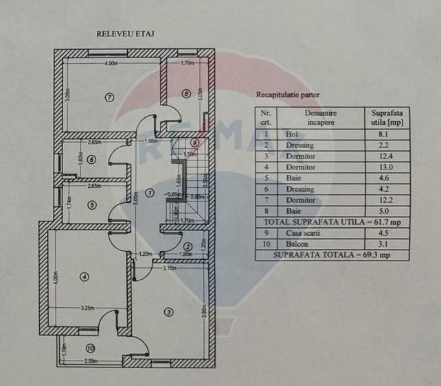 Casă cu 5 camere cu Teren 220 Mp în Central