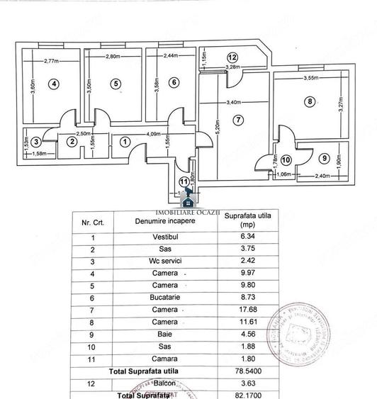 Apartament 4 camere Semidecomandat Metrou Brancoveanu - 8