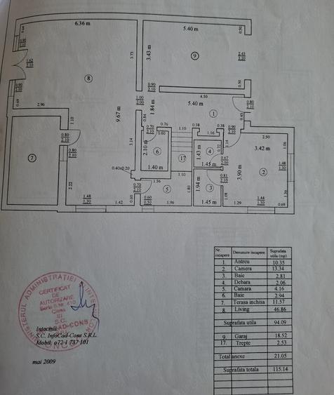 Casă cu 1 camere cu Teren 420 Mp în Central