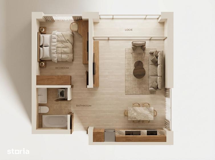 Apartament cu 2 camere în Militari — fotografia 1