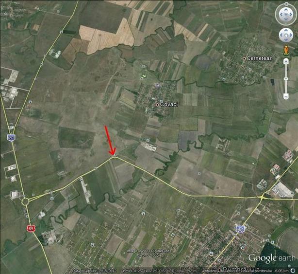 Teren Construcții intravilan de 158700 mp, în Exterior Nord