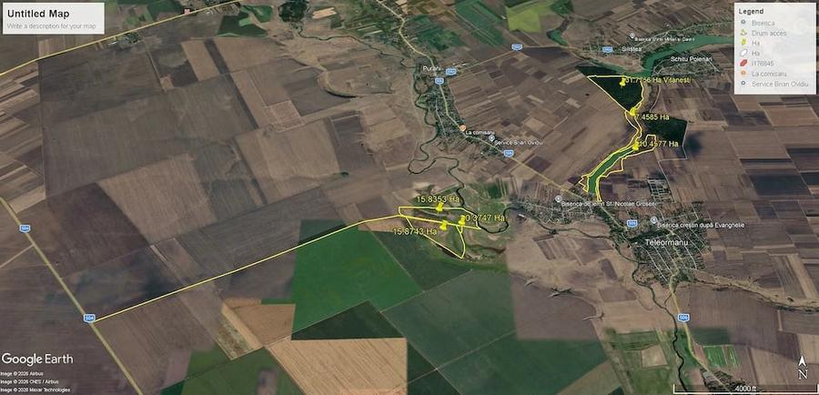 Teren de 500000 mp, în Mârzănești