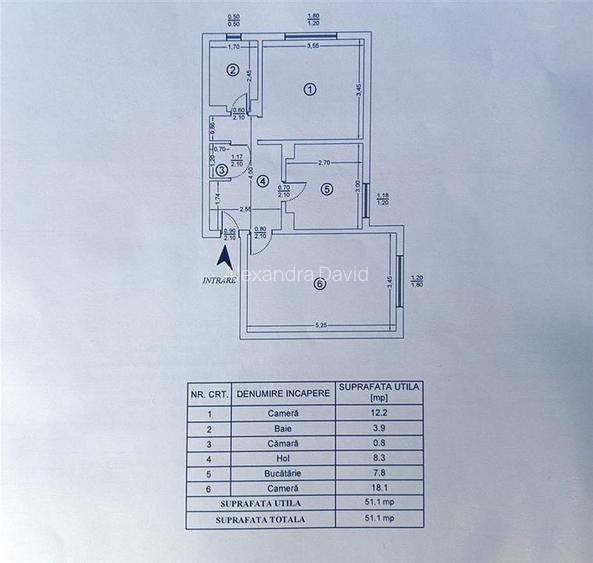 Apartament 2 camere - Nicolina, 51 mp, decomandat, parter