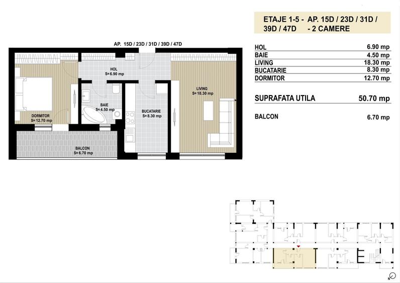 Discount 10000 euro in bloc nou Berceni - 2 camere decomandat - 1