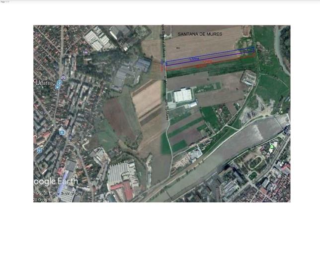 De vanzare teren intravilan industrial cu PUZ, Santana de Mures. - 2