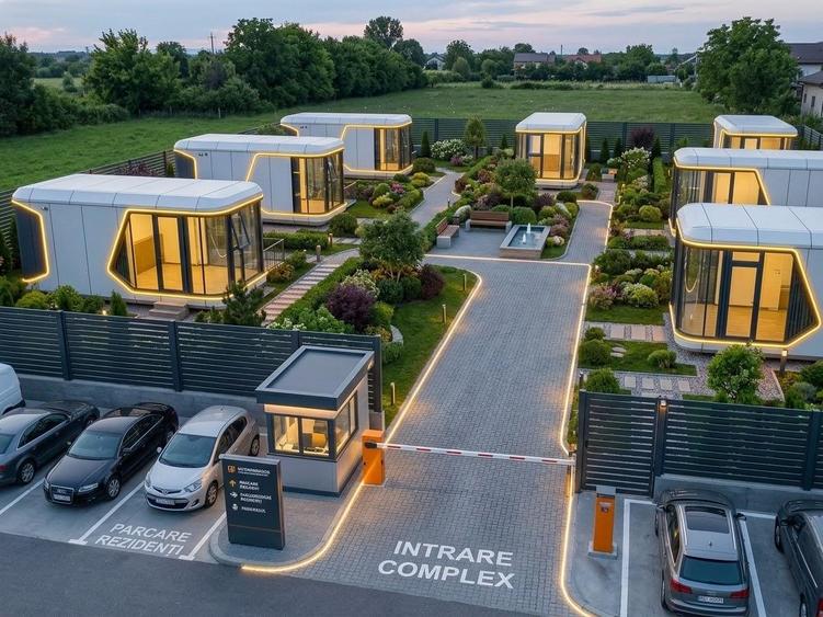 Casă individuală cu 2 camere cu Teren 200 Mp în Șimon