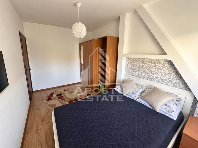Apartament cu 2 camere semidecomandat, mobilat în Girocului