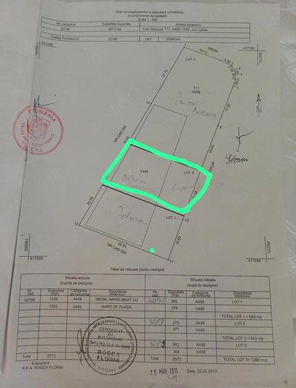 Teren de 1286 mp, în Somova