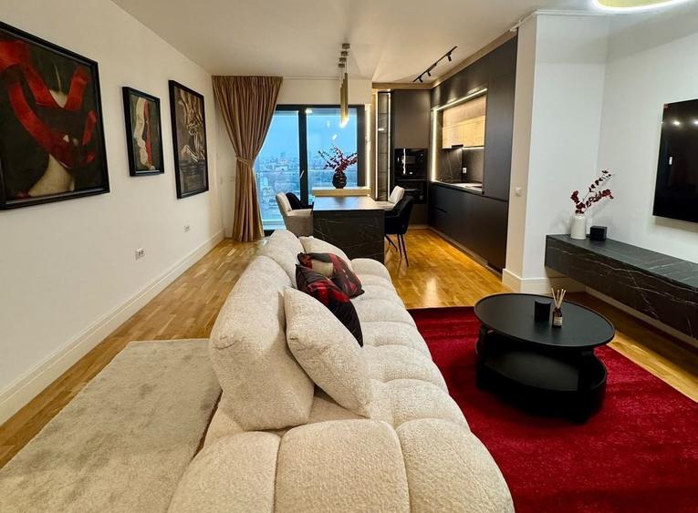 Apartament cu 2 camere semidecomandat, mobilat în Barbu Văcărescu