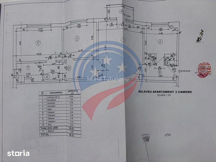 Apartament 3 camere/de vanzare/Lapus