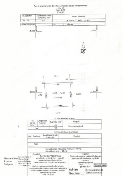 Teren de 474 mp, în Plaiul Vulcanești