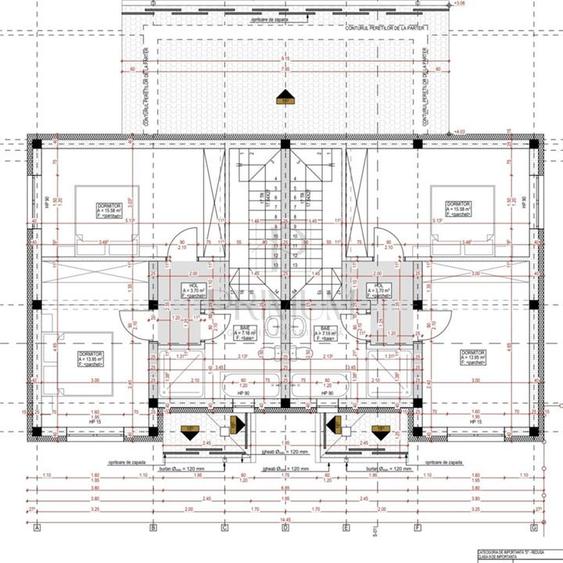 Duplex cu 4 camere cu Canalizare în Moșnița Veche