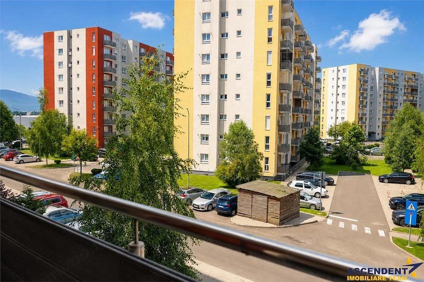 Studio modern, decomandat, etaj2, mobilat, echipat, terasa, parcare, Avantgarden, Brasov - 9