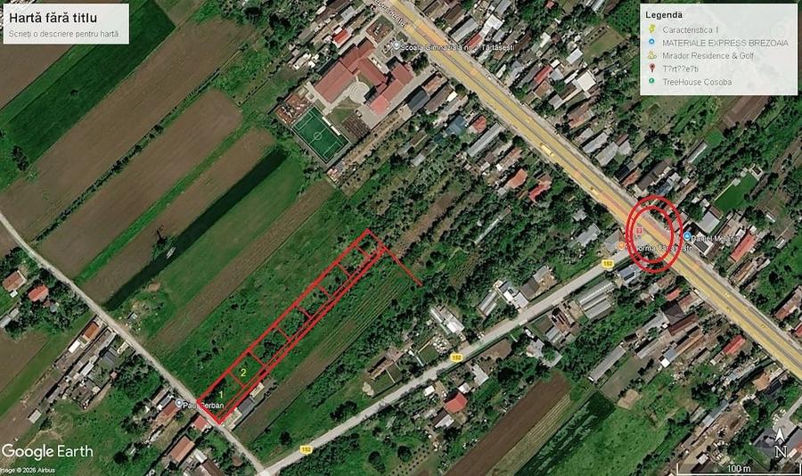 Teren de 1000 mp, în Tărtășești
