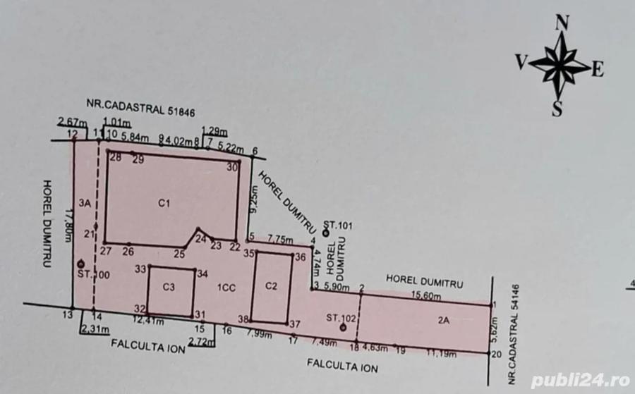 Repozitionare pret -Casa P+M nefinisata Goranu,Calea Bucuresti 127 A Ramnicu-Valcea , acces rapid - 7