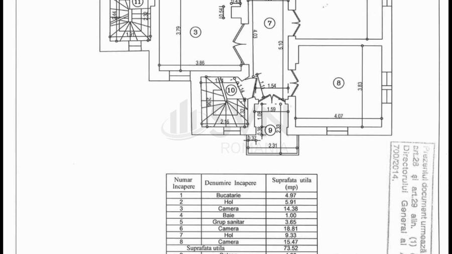 Casă individuală cu 9 camere cu Teren 197 Mp în Capitale