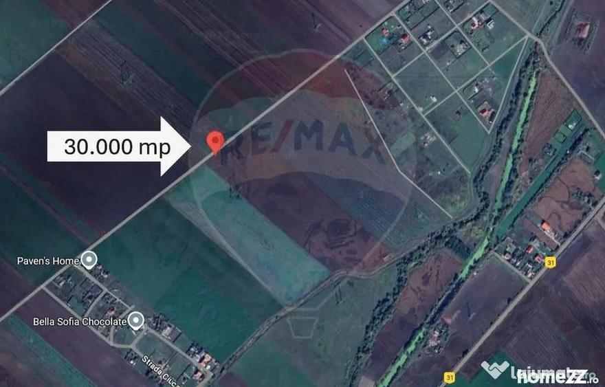 Teren de 30000 mp, în Hălchiu