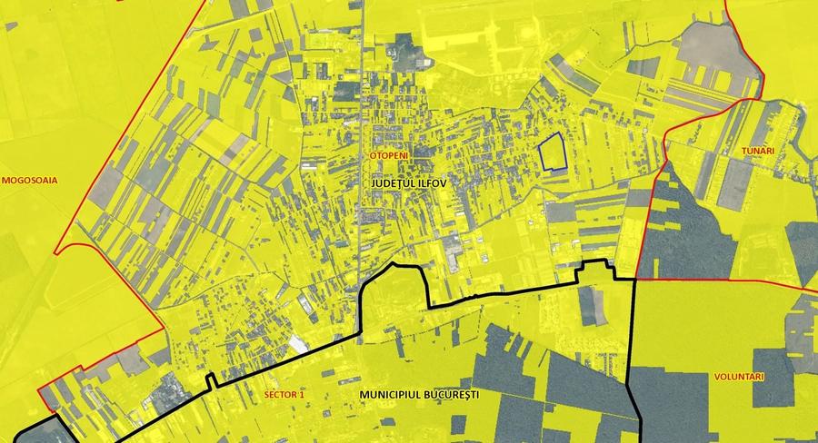 Teren Construcții intravilan de 79756 mp, în Sud-Est