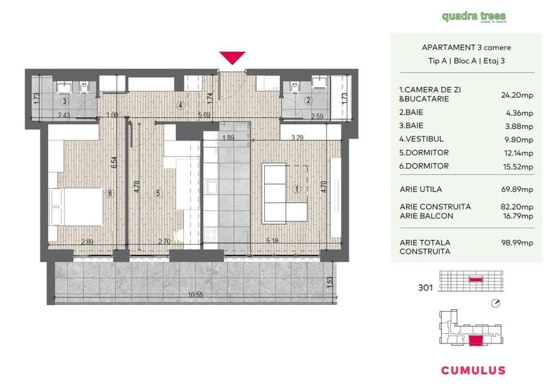 Bloc Nou, 3 camere de vanzare - zona Drumul Taberei. Dezvoltator! - 1