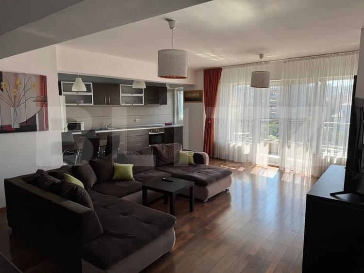 Apartament cu 2 camere semidecomandat, mobilat în Plopilor