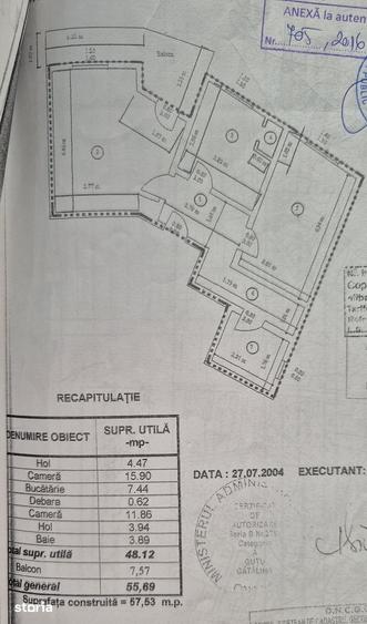 Apartament cu 2 camere decomandat în Ultracentral
