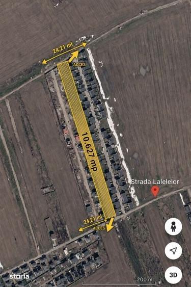Teren de 10627 mp, în Domnești