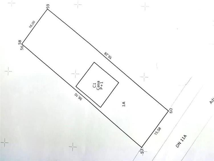 Casă individuală cu 6 camere cu Teren 887 Mp în Est