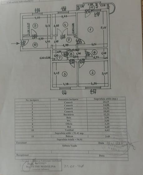 Apartament cu 4 camere decomandat, mobilat în Nerva Traian