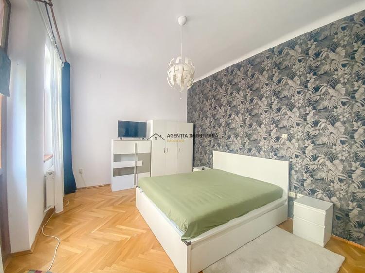 Apartament cu 3 camere semidecomandat, mobilat în Cișmigiu