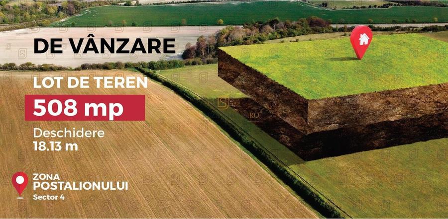 Teren Construcții intravilan de 592 mp, în Berceni
