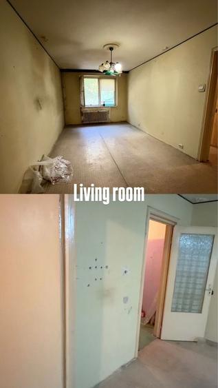 Apartament cu 3 camere semidecomandat în Nord