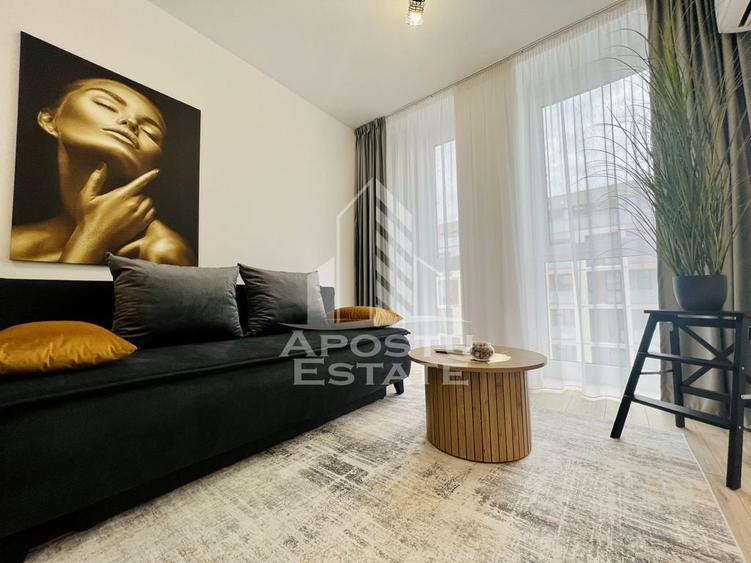 Apartament cu 2 camere semidecomandat, mobilat în Torontalului