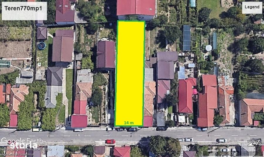 Km 5 - Teren 740 mp cu deschidere 14 ml, cu toate utilitatile - 2