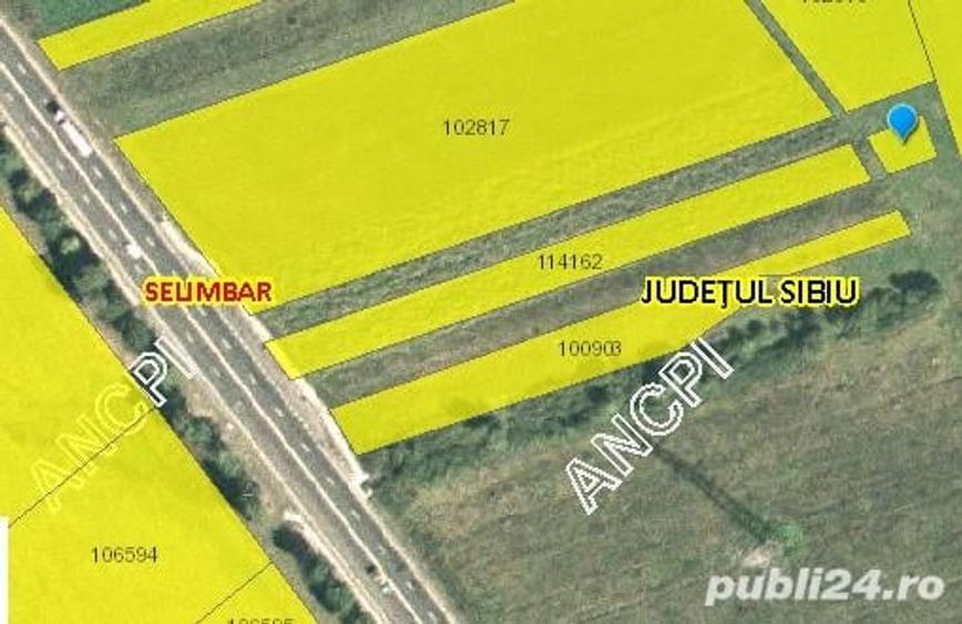 Teren de 2100 mp, în Șelimbăr