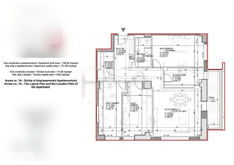 Apartament cu 4 camere în Herăstrău