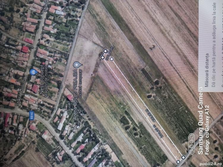 Teren de 3200 mp, în Sud